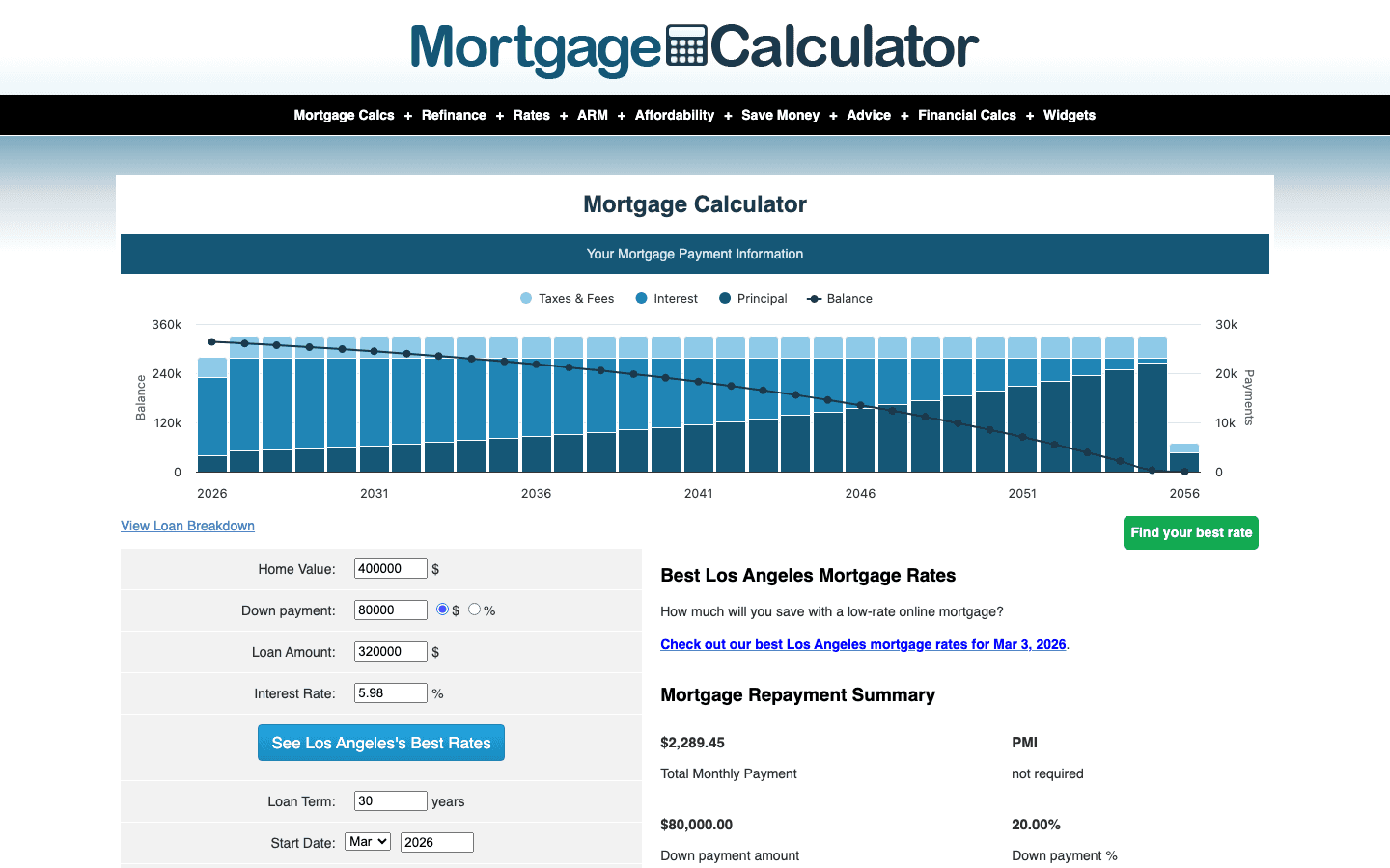 Mortgage Calculator