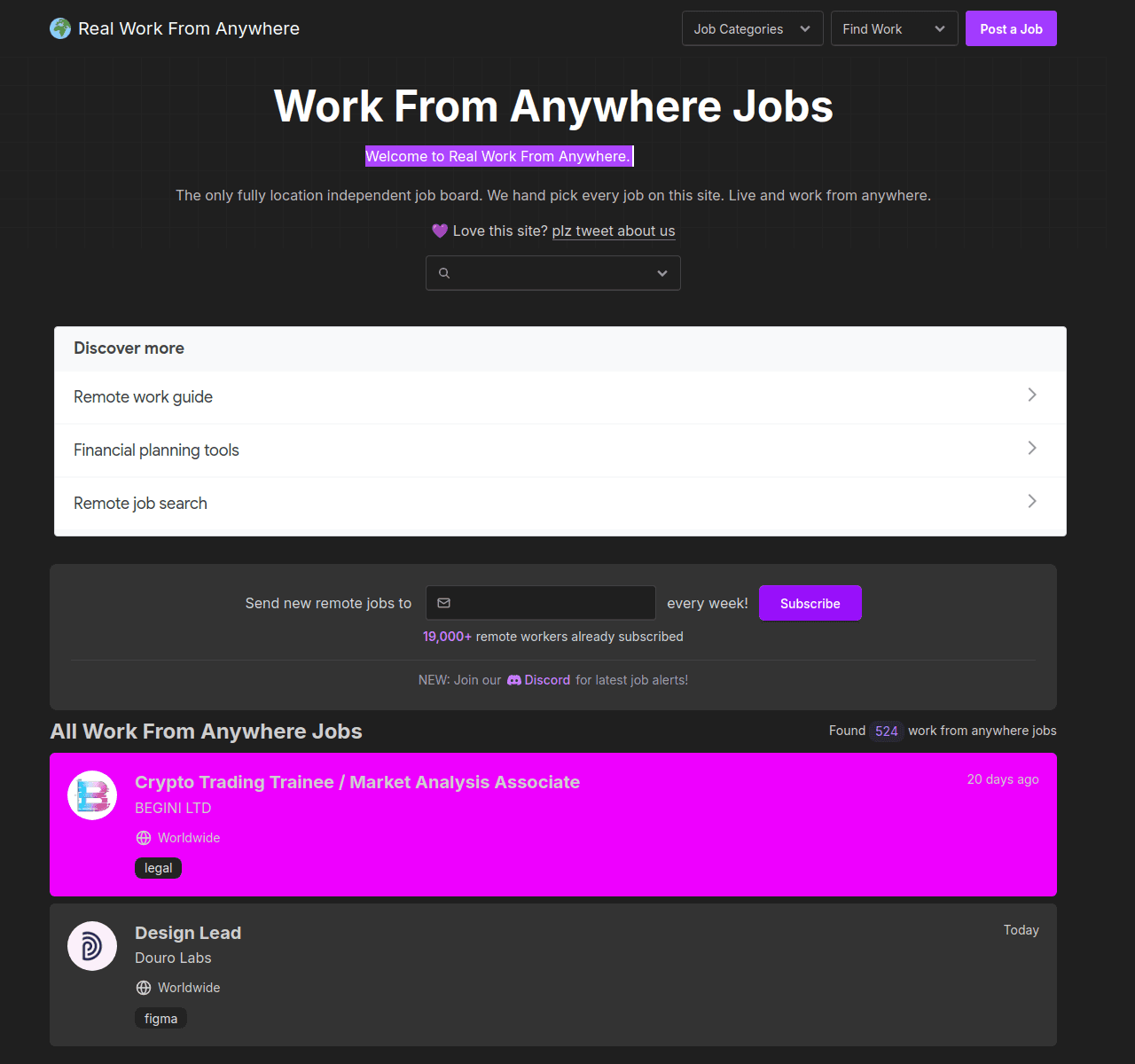 Real Work From Anywhere